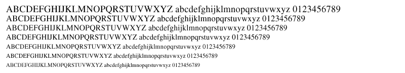 Tribune Font Type1