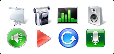 IconsLand Vista Style Multimedia Icon Set