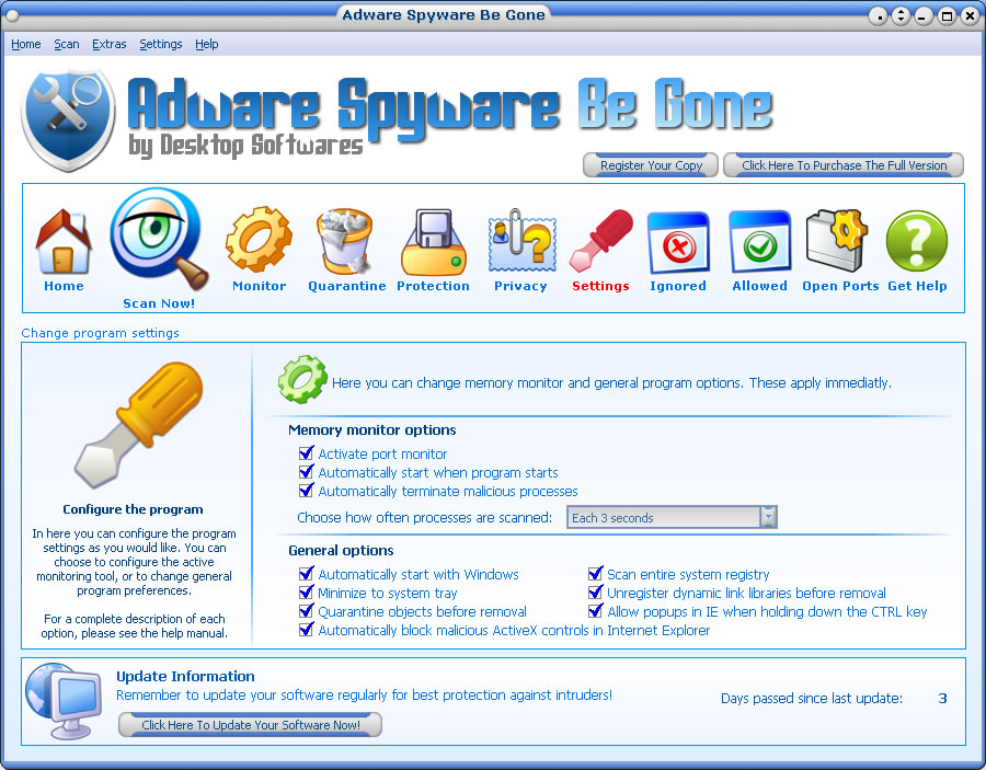 Adware Spyware Be Gone