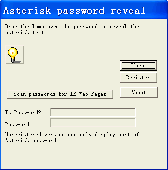 Asterisk Password Reveal