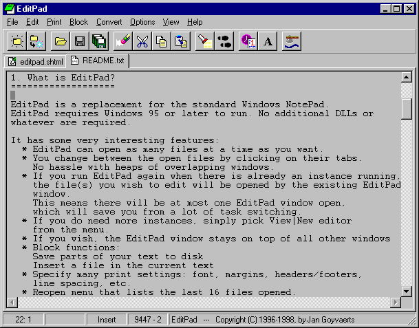 EditPad Classic