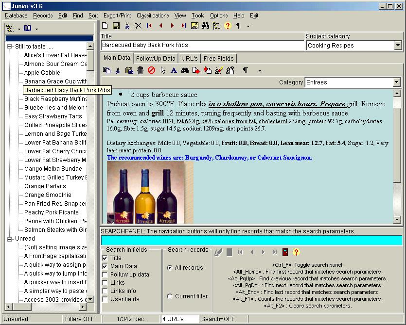 ExEntryC s Junior (knowledgebase) v3.6