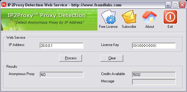 IP2Proxy Anonymous Proxy Detection (Desktop Application)