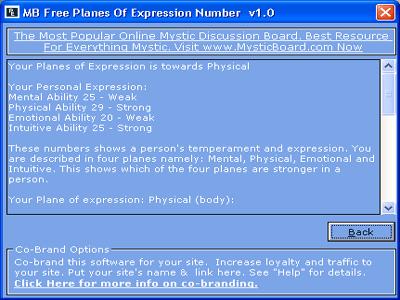 MB Free Planes Of Expression Number