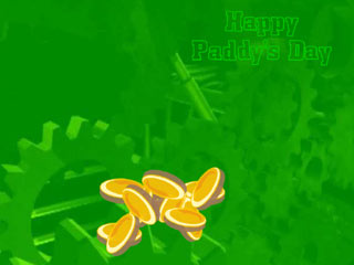 Paddys Gold Factory Patricks Wallpaper