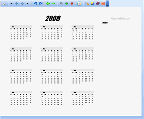 2008 Printable Calendar