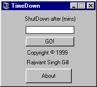 Time Down 1.0 by Gill IT- Software Download