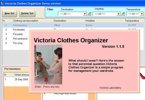 Victoria Clothes Organizer