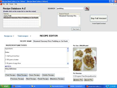 recipe builder free