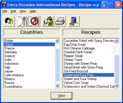 EveryOccasion International Recipes 1.02