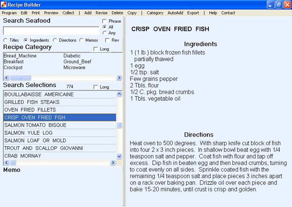 Recipe Builder