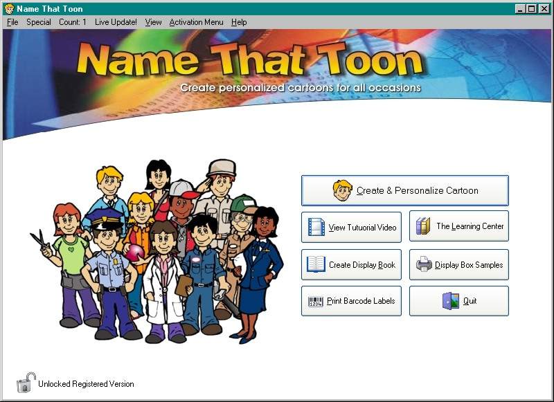 NameThatToon Personalized Cartoons
