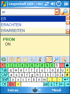 LingvoSoft Talking Dictionary German <-> Slovak for Pocket PC