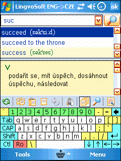 LingvoSoft Talking Dictionary English <-> Czech for Pocket PC
