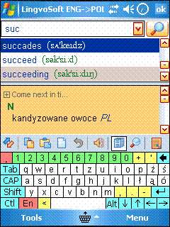 LingvoSoft Talking Dictionary English <-> Polish for Pocket PC