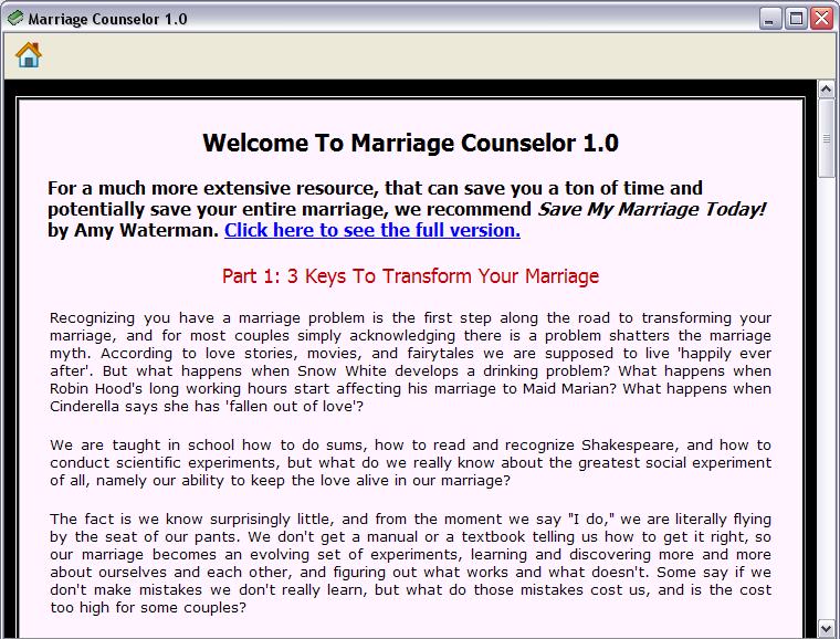 Marriage Counselor