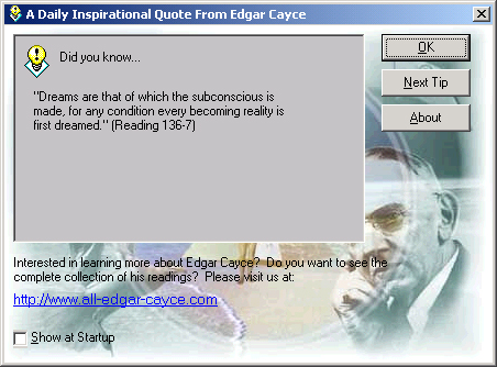 A Daily Inspirational Quote From Edgar Cayce