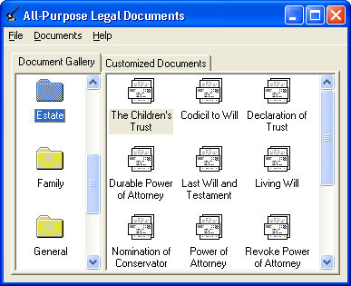 AllPurpose Legal Documents 1.02