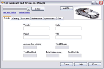 Car Insurance and Automobile Manager 1.0