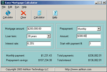 Easy Mortgage Calculator 1.0