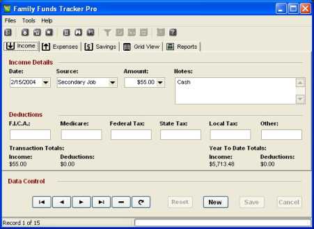 Family Funds Tracker Pro 2.2