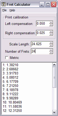 Fret Calculator