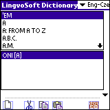 LingvoSoft Dictionary English <> Czech for Palm OS 3.1.76