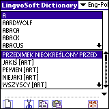 LingvoSoft Dictionary English <> Polish for Palm OS 3.2.90