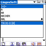 LingvoSoft Dictionary German <> French for Palm OS 3.2.85