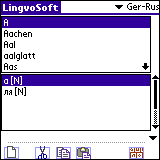LingvoSoft Dictionary German <> Russian for Palm OS 3.2.94