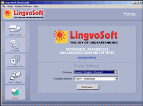 LingvoSoft FlashCards English <> Indonesian for Windows 1.5.08