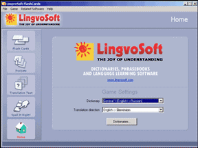 LingvoSoft FlashCards English <> Slovak for Windows 1.5.09