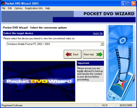 Pocket DVD Wizard