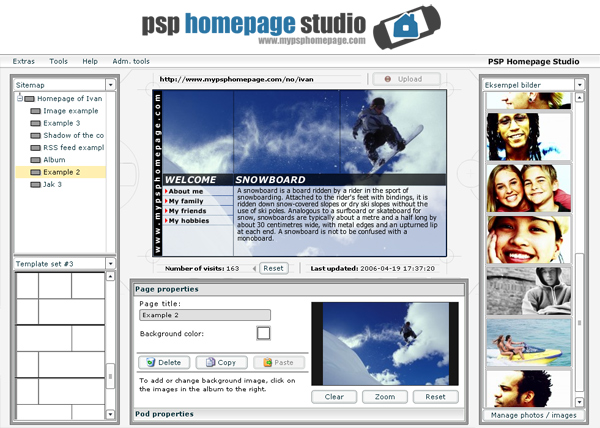 PSP Homepage Studio