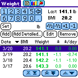 UTS Weight for Palm OS