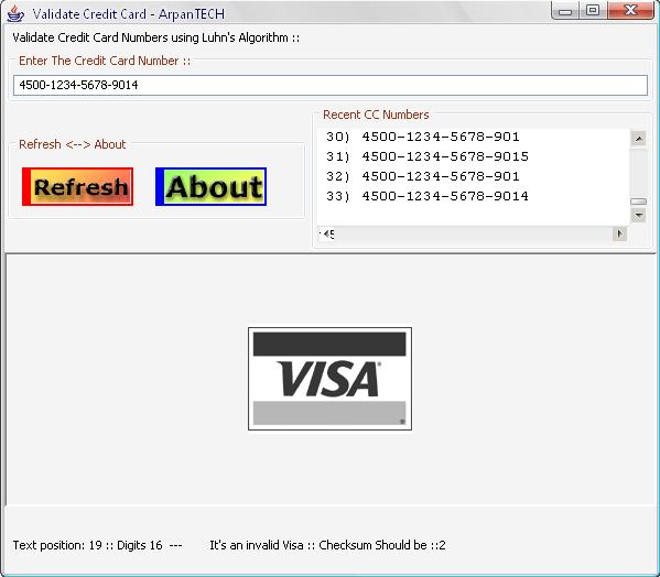 Validate Credit Card 2.15.3