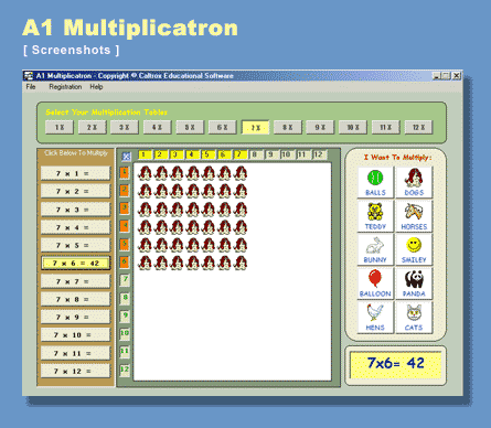 Multiplicatron 3.0 by Caltrox Educational Software- Software Download