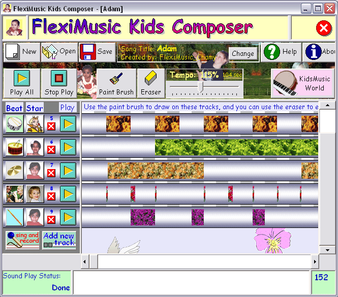 FlexiMusic Kids Composer2 Feb 2006