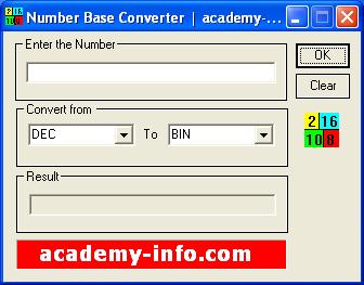 Free Number Base Converter