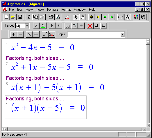 Algematics 1.20 by Teachers Choice Software- Software Download