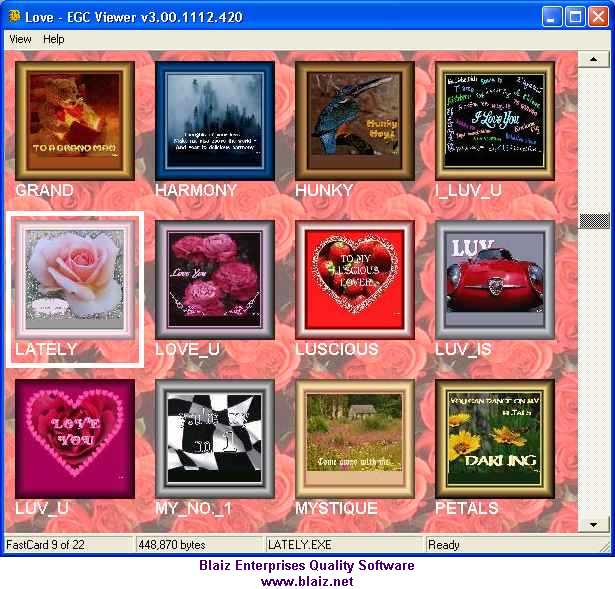 Love FastCard Category by Blaiz Enterprises