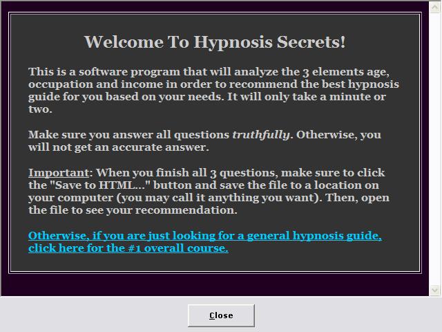 Hypnosis Secrets