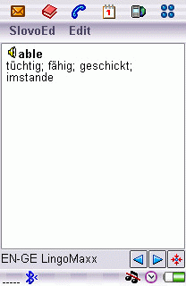 EnglishGerman Gold Dictionary for UIQ