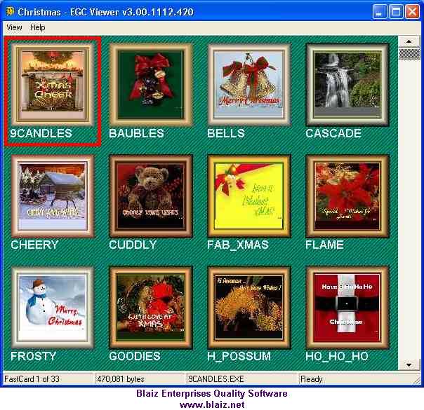 Christmas FastCard Category by Blaiz Enterprises