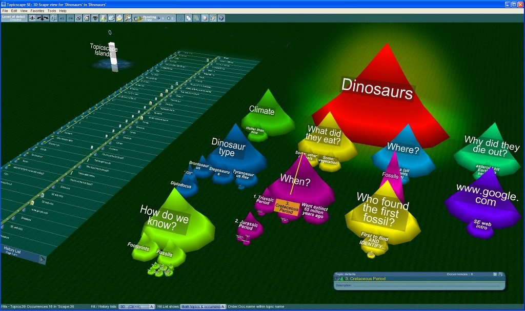 3D Topicscape Student Edition
