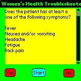 Women's Health Troubleshooter for Palm