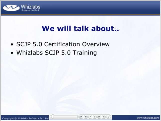 Whizlabs SCJP 5.0 Online Training