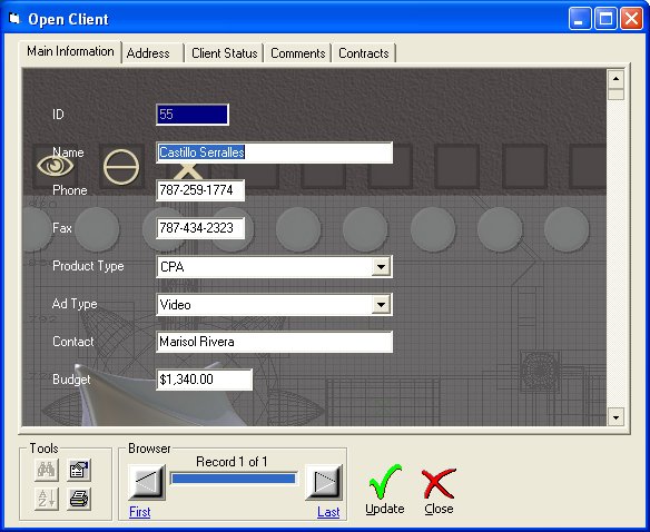 Data Form ActiveX Control