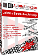 IDAutomation Universal Barcode Font