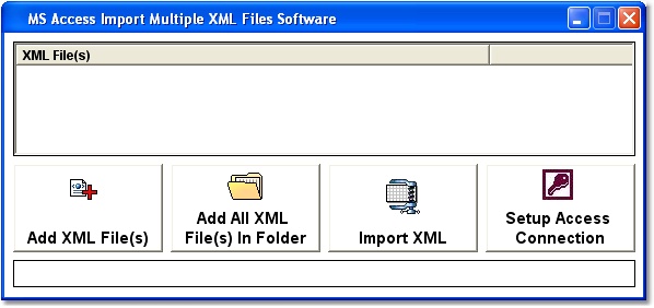 MS Access Import Multiple XML Files Software